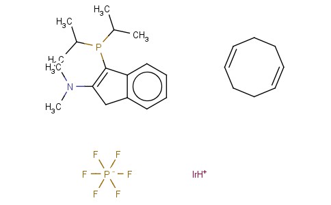 3-DI-I-PROPYLPHOSPHINO-2-(N,N-DIMETHYLAMINO)-1H-INDENE(1,5-CYCLOOCTADIENE)IRIDIUM(I) HEXAFLUOROPHOSP